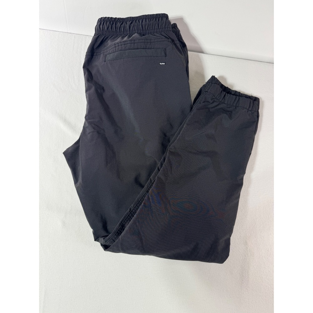 Hurley Jogger Pants XLβ Black Lightweight Drawstring Elastic Waist HSP22SMB